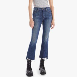 MOTHER Denim Insider Crop Step Fray: size 27